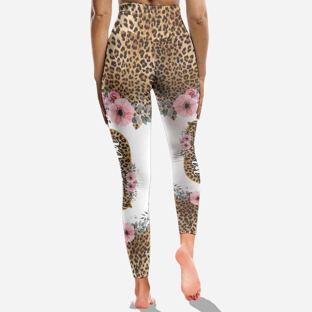 Maman Ours - Sweat à capuche et legging personnalisés pour la fête des mères