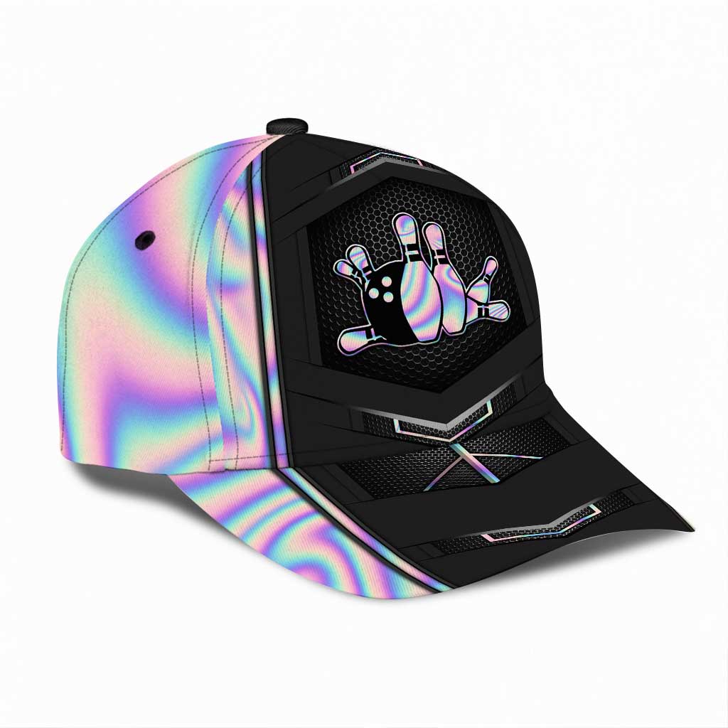 Love Bowling Cap With Printed Vent Holes