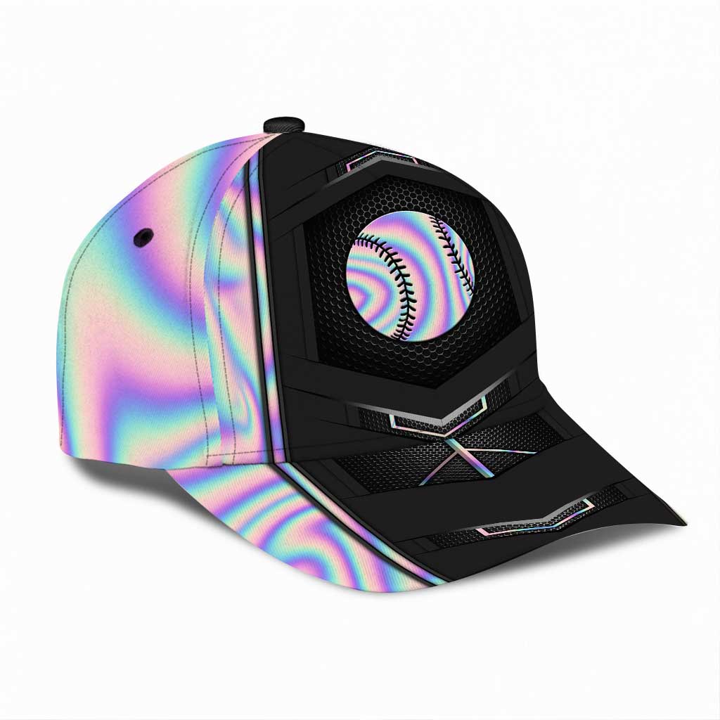 Love Baseball Cap With Printed Vent Holes