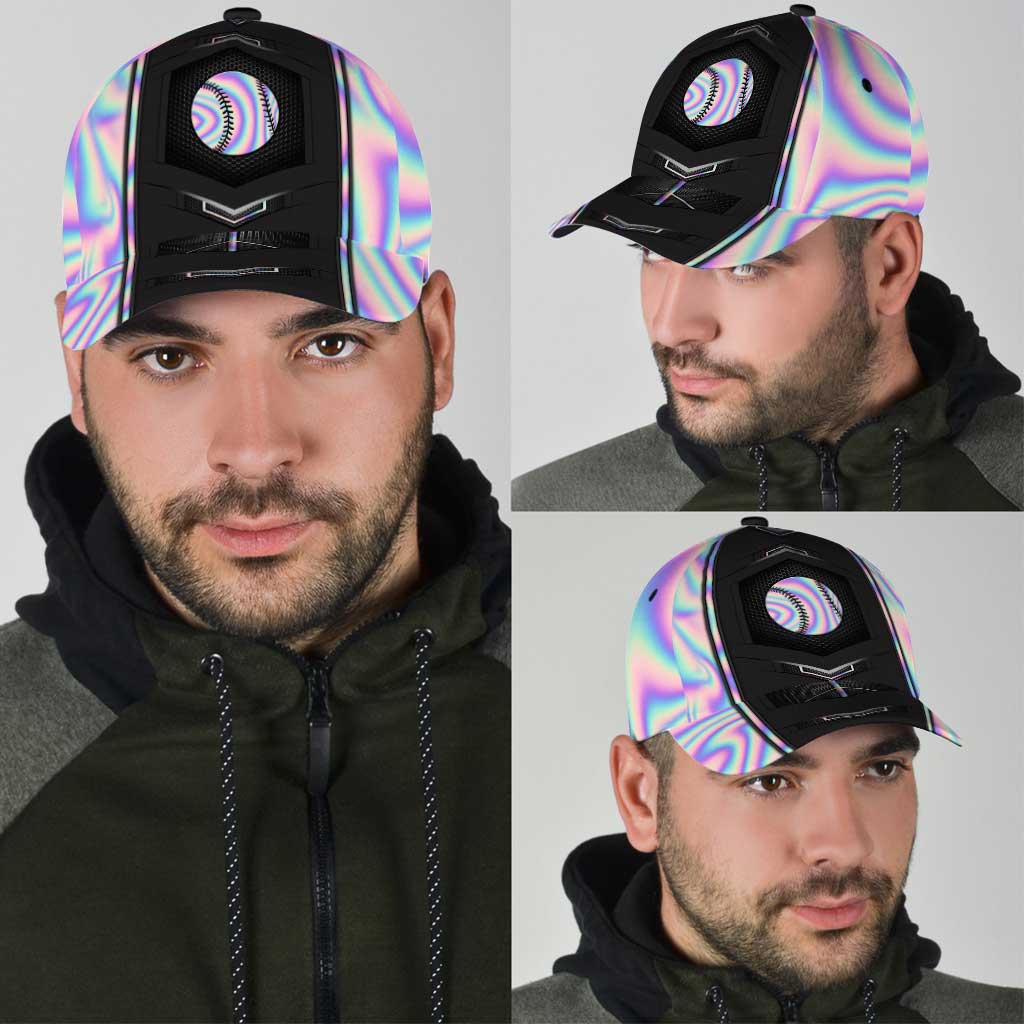 Love Baseball Cap With Printed Vent Holes