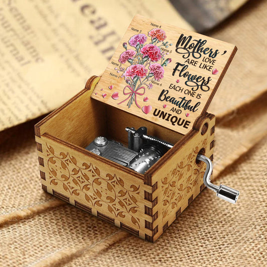 Mothers' Love - Personalized Mother's Day Mother Hand Crank Music Box