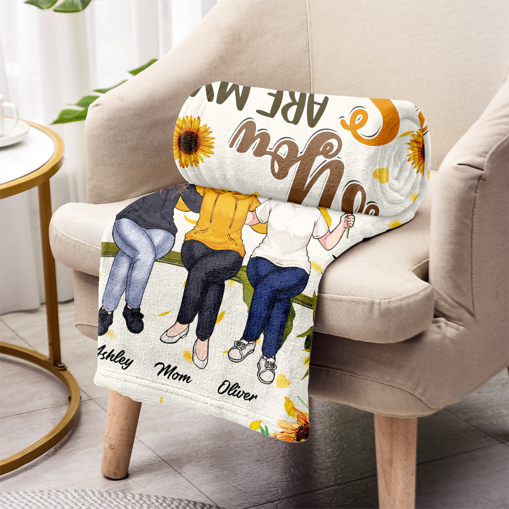 Tu es mon rayon de soleil - Couverture personnalisée pour la fête des mères