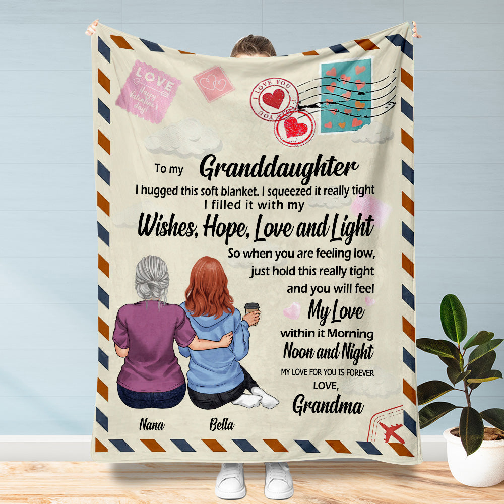 À ma petite-fille - Couverture personnalisée pour la fête des mères