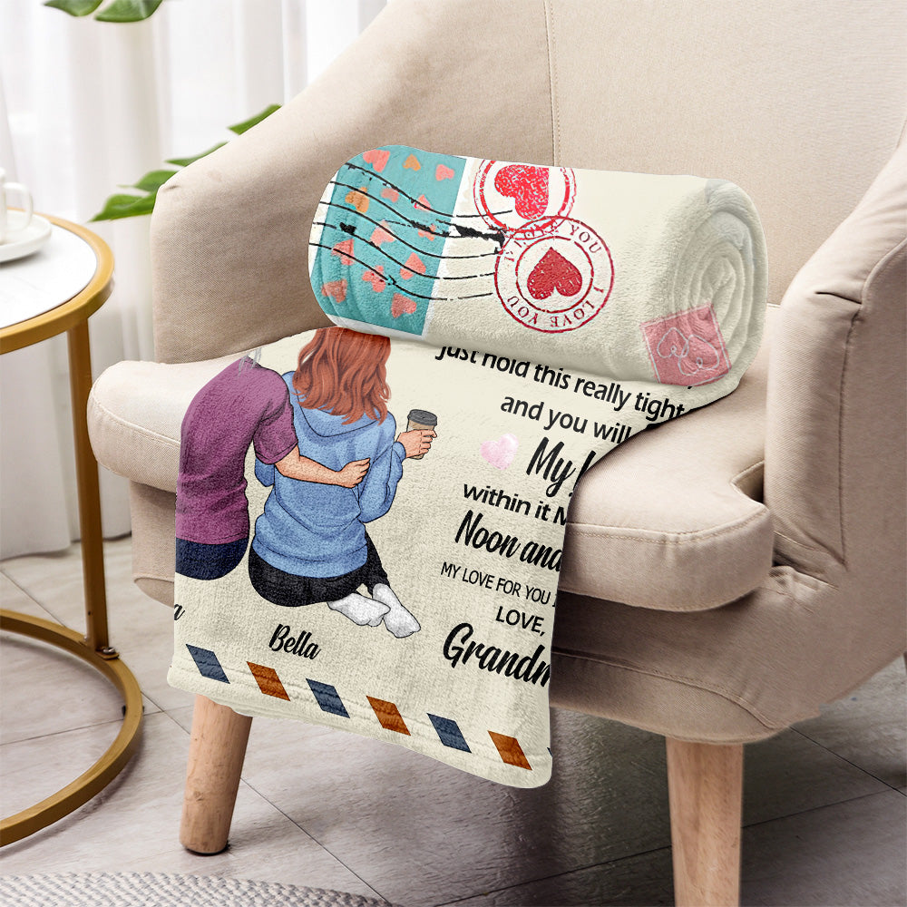 À ma petite-fille - Couverture personnalisée pour la fête des mères