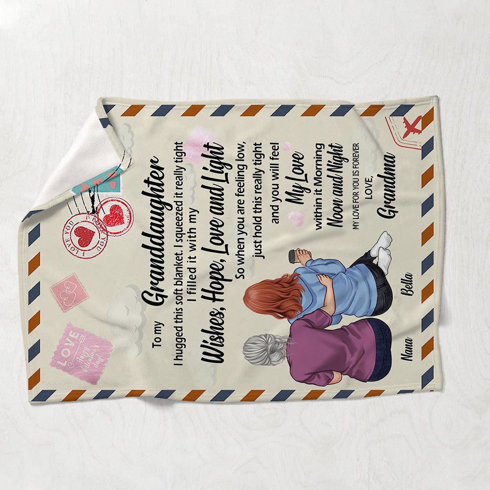 À ma petite-fille - Couverture personnalisée pour la fête des mères