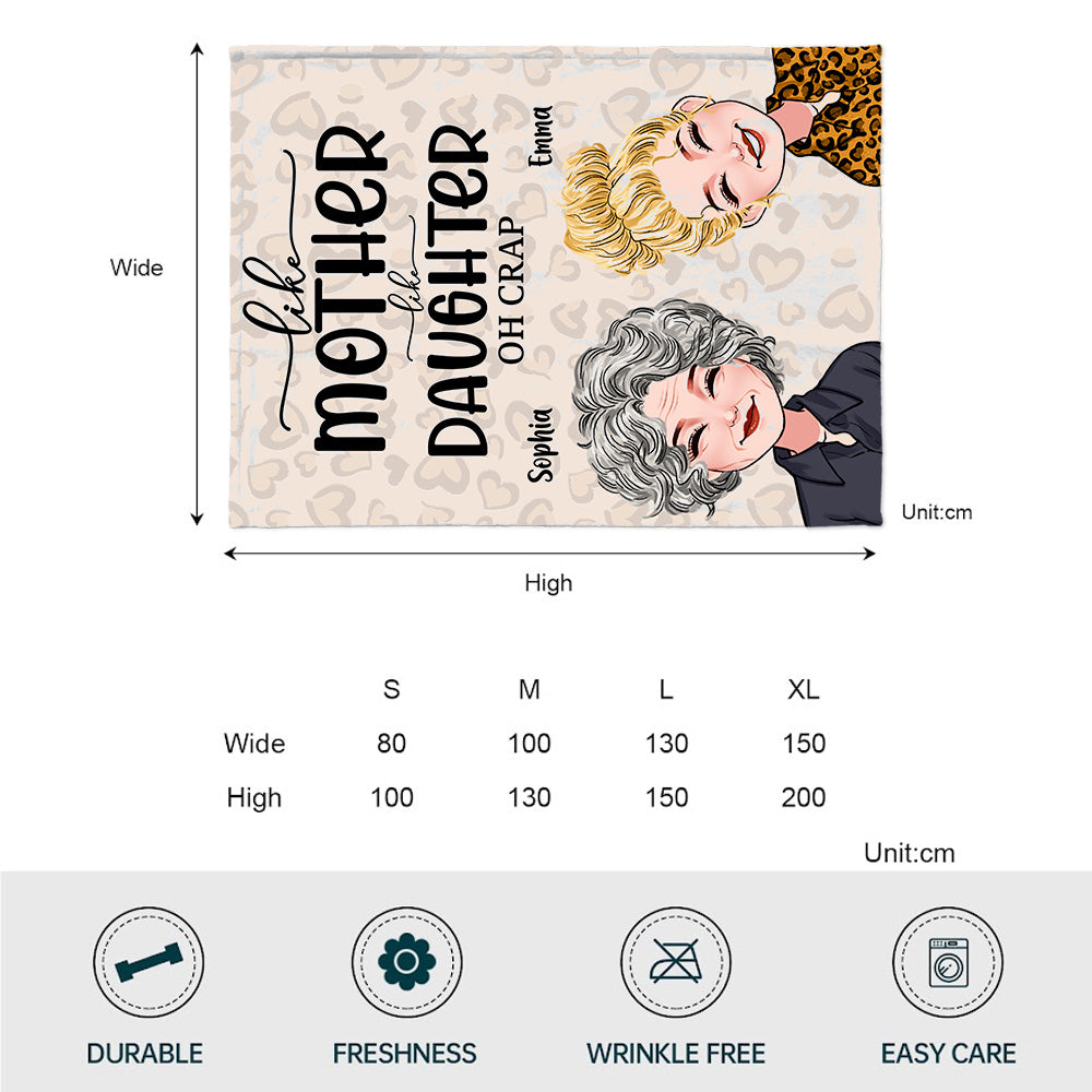 Telle mère, telle fille - Couverture personnalisée pour la fête des mères