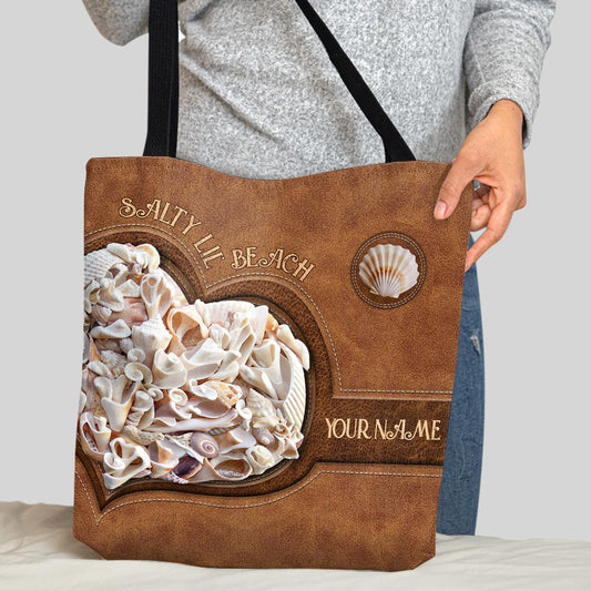 Sac fourre-tout personnalisé Salty Lil' Beach