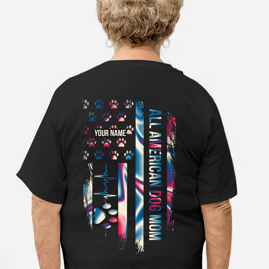 Fière maman de chien - T-shirt et sweat à capuche personnalisés pour la fête de l'Indépendance