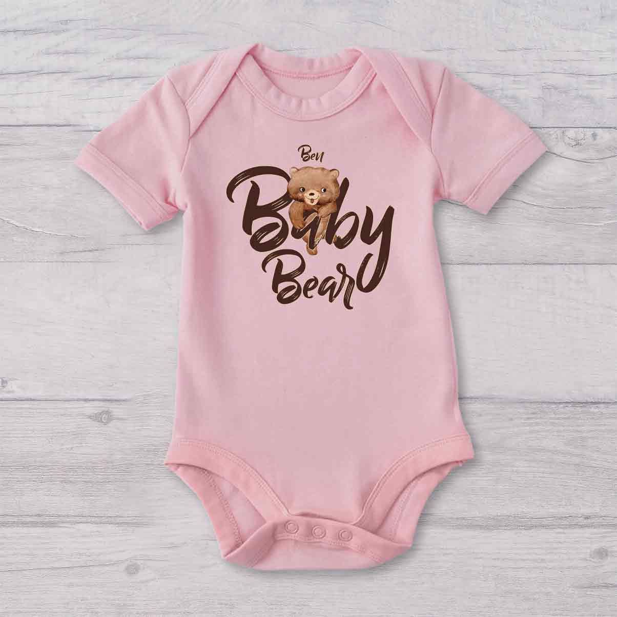 Papa Ours Bébé Ours - T-shirt personnalisé pour papa et body pour bébé