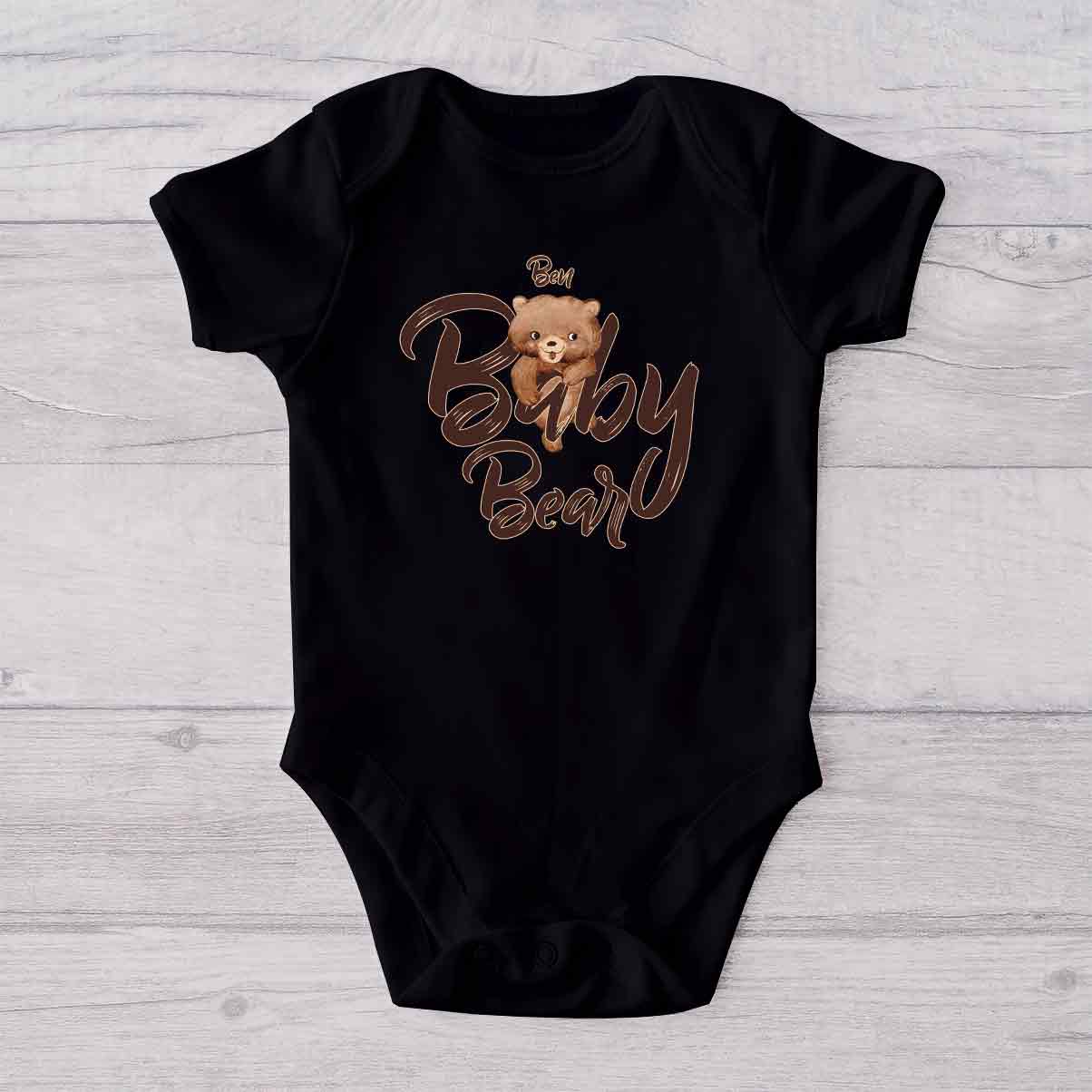 Papa Ours Bébé Ours - T-shirt personnalisé pour papa et body pour bébé