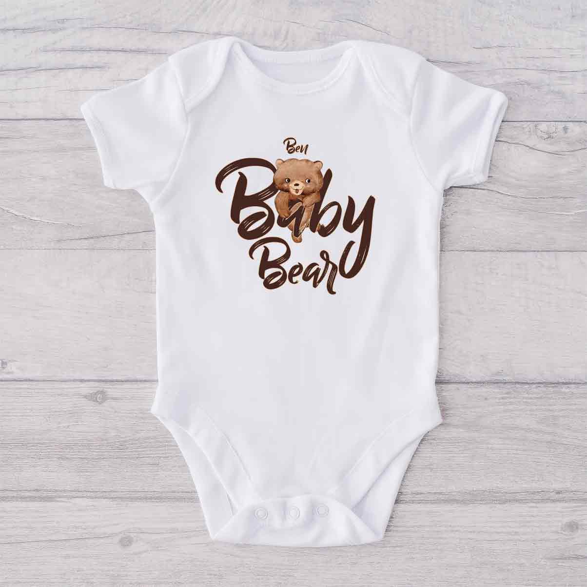 Papa Ours Bébé Ours - T-shirt personnalisé pour papa et body pour bébé