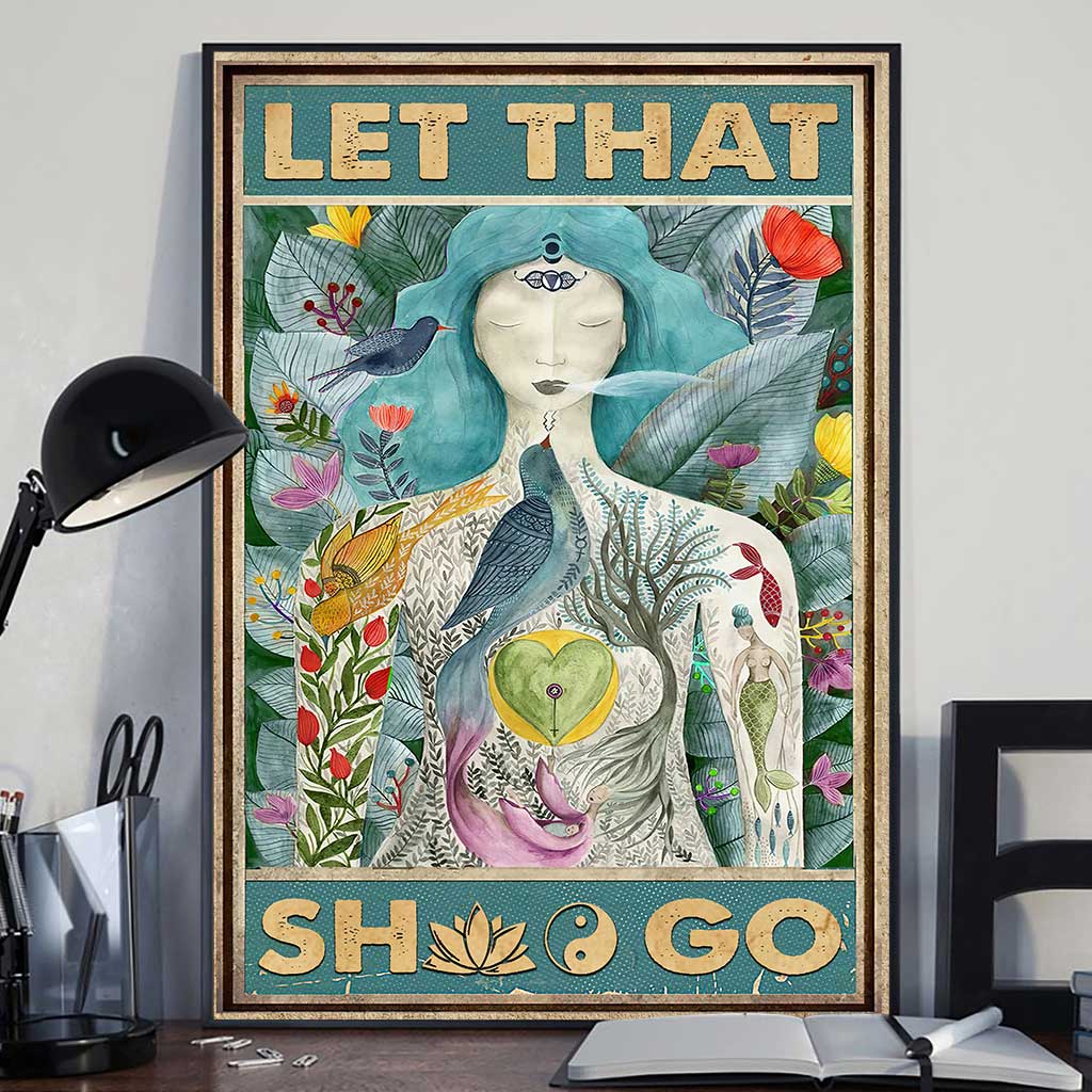 Lâchez prise - Toile et affiche de yoga