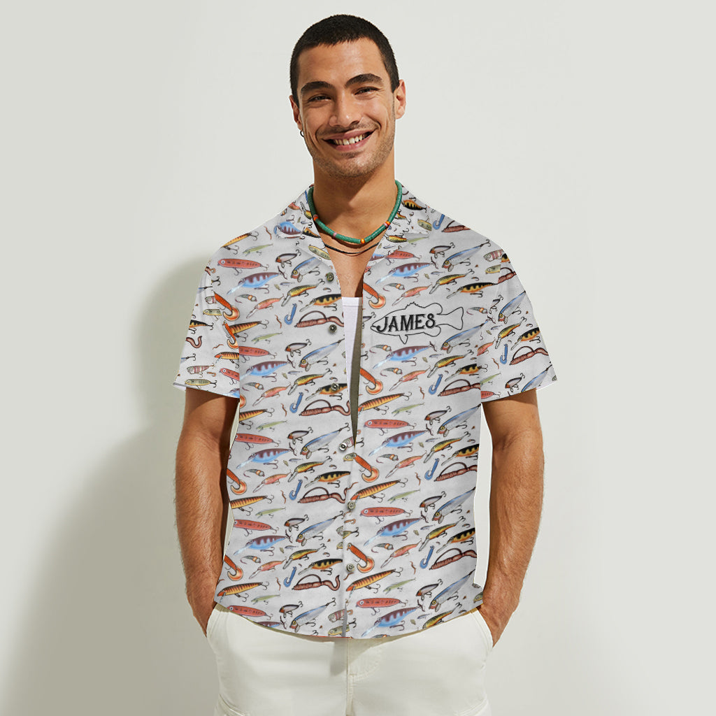 Leurres de pêche - Chemise hawaïenne de pêche personnalisée
