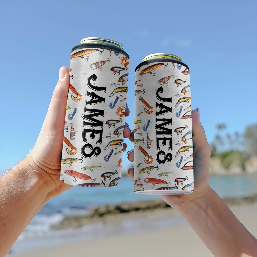 Leurres de pêche - Refroidisseur de canettes de pêche personnalisé