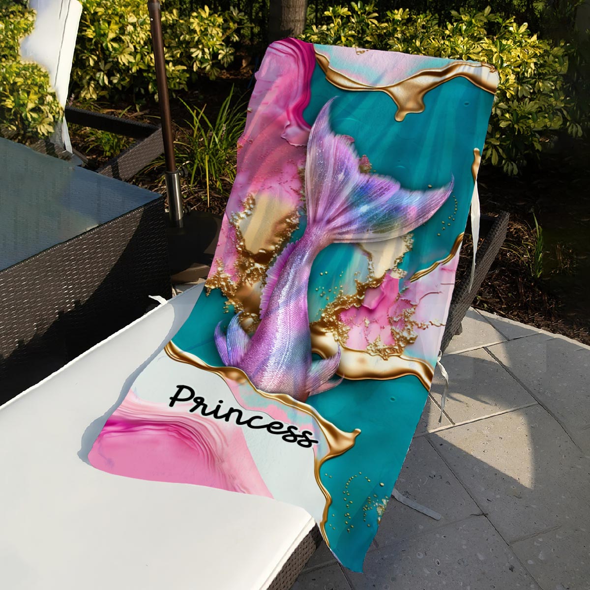 Murmures de l'océan - Serviette de plage personnalisée pour les amoureux de la mer