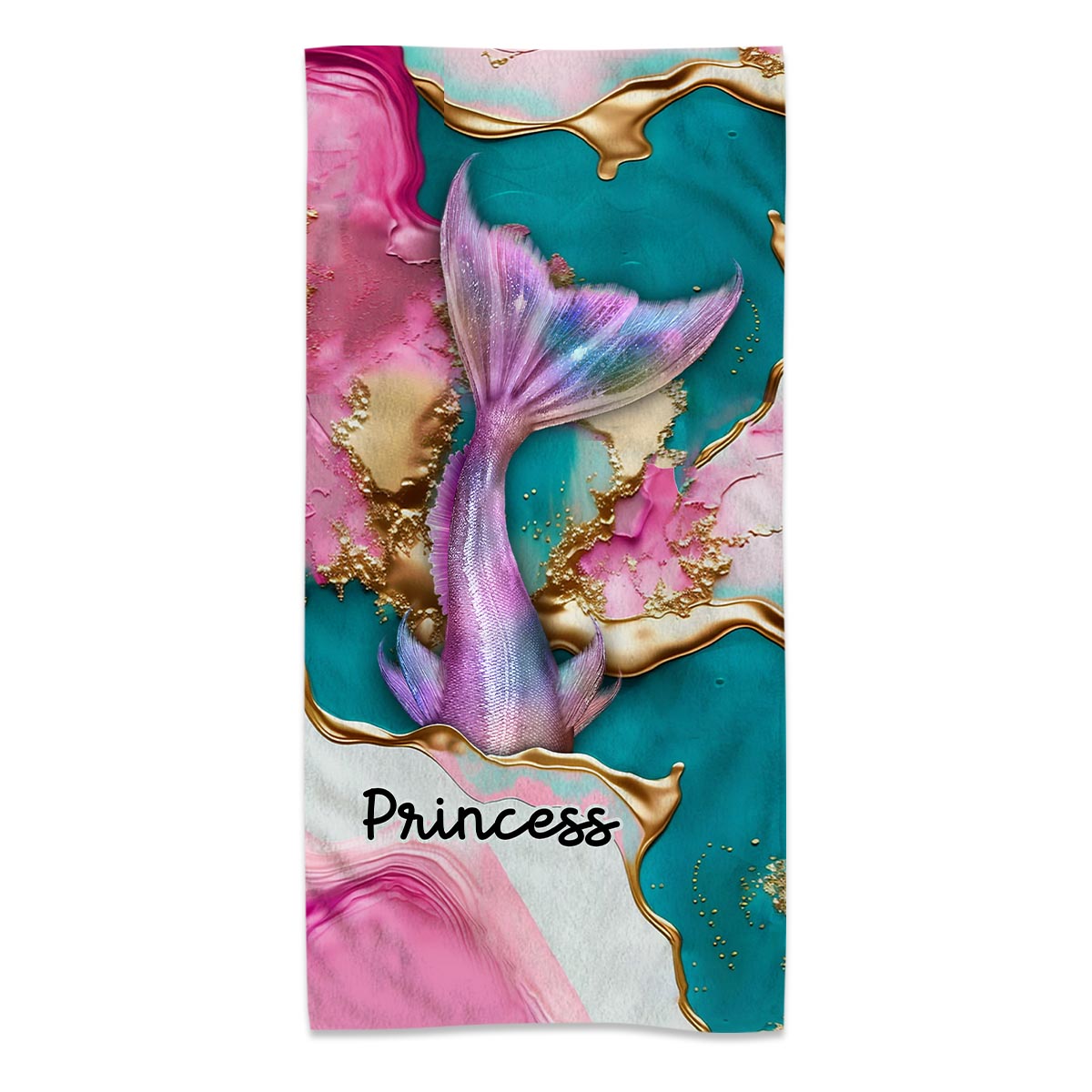 Murmures de l'océan - Serviette de plage personnalisée pour les amoureux de la mer