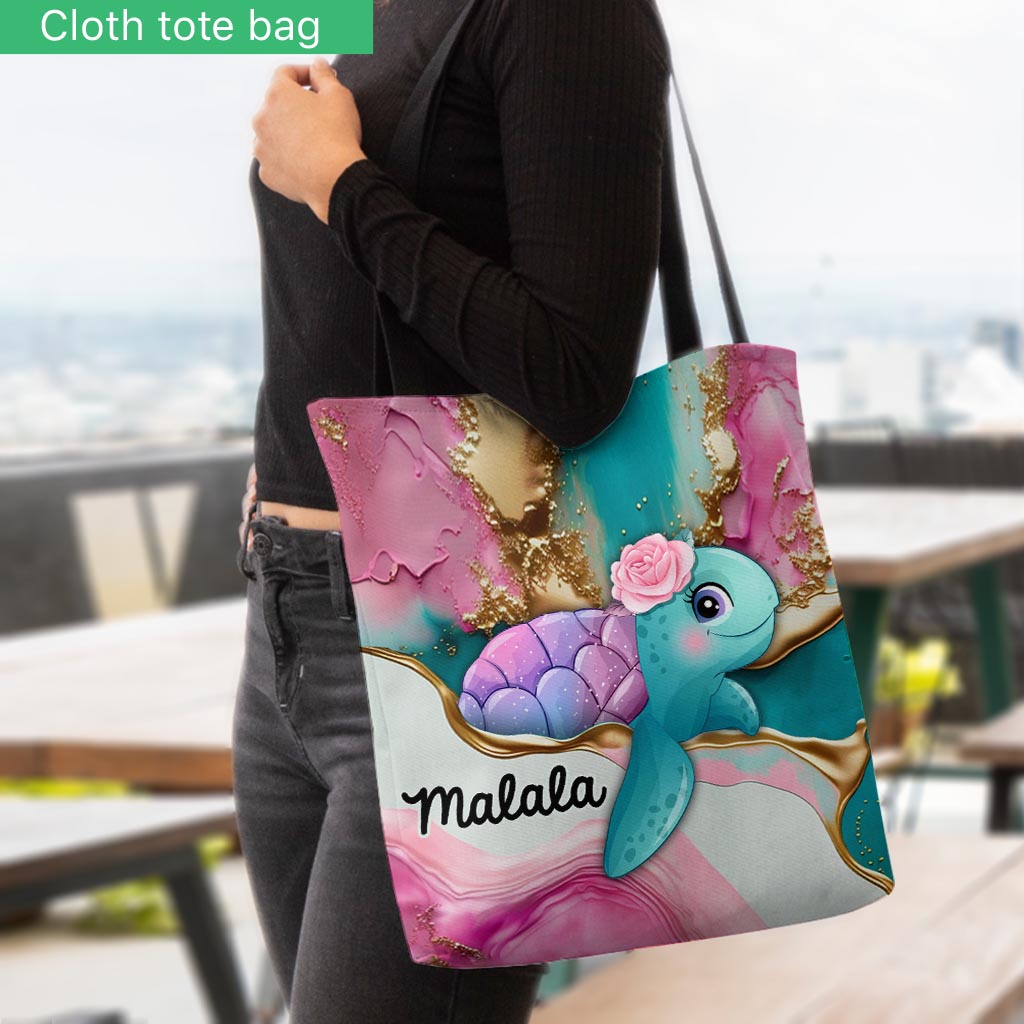 Murmures de la mer - Sac fourre-tout personnalisé pour les amoureux de la mer