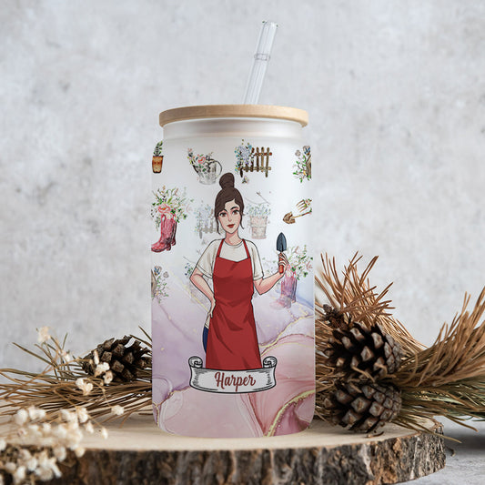 Some Girls - Personalized Gardening Can Glass