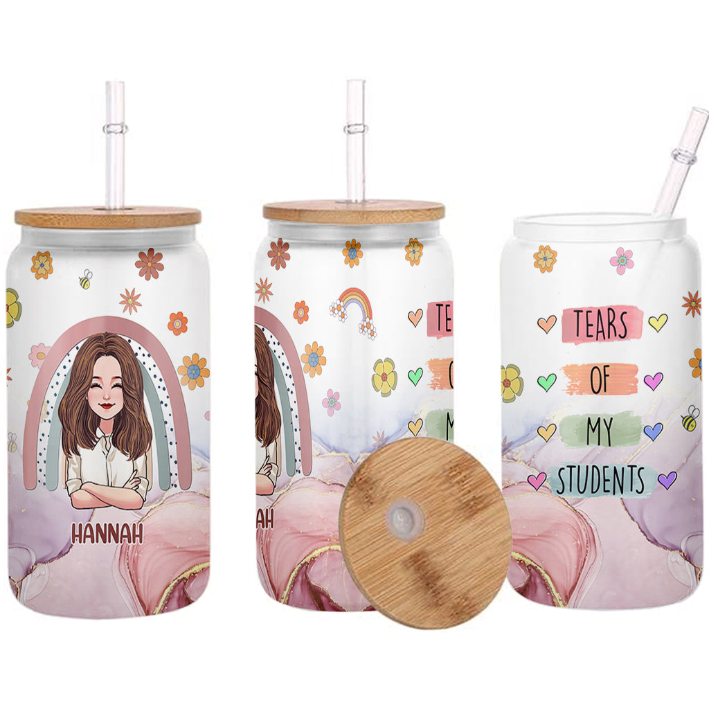 Larmes de mes élèves - Verre personnalisé pour enseignants