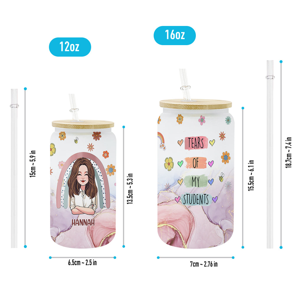 Larmes de mes élèves - Verre personnalisé pour enseignants