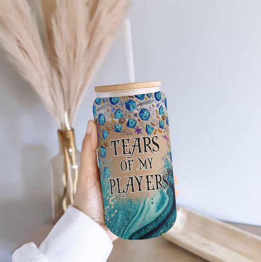 Tears Of My Players - Personalized RPG Can Glass