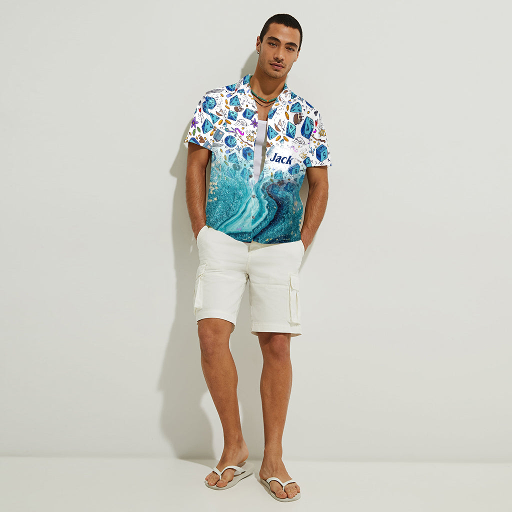 Because I'm The DM - Personalized RPG Hawaiian Shirt