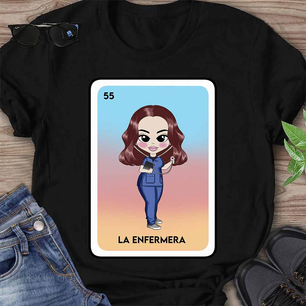T-shirt et sweat à capuche personnalisés « La Enfermera » - Infirmière