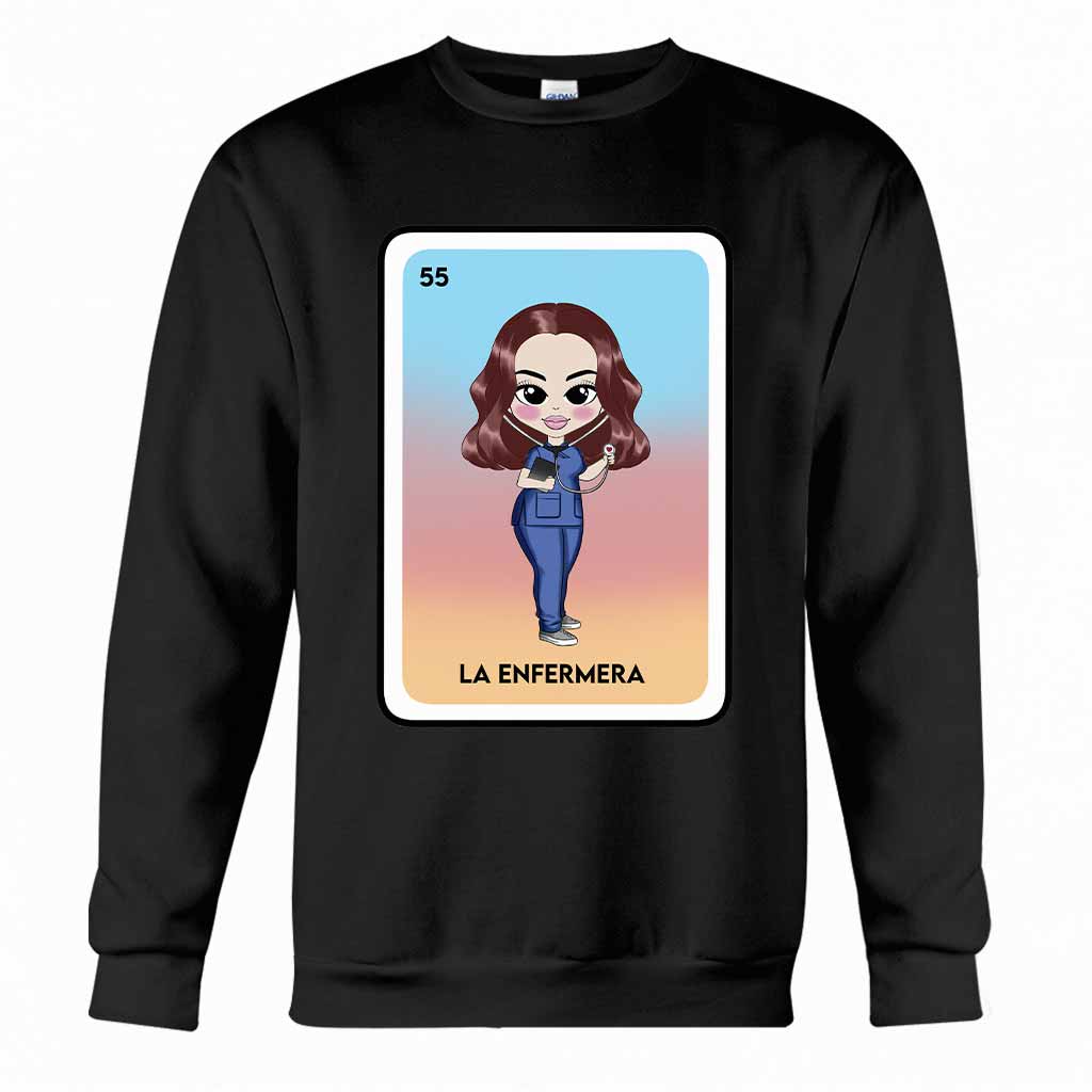 T-shirt et sweat à capuche personnalisés « La Enfermera » - Infirmière