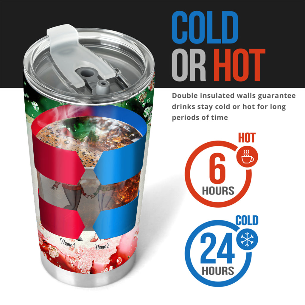 Gobelet isotherme personnalisé de Noël pour ma meilleure amie