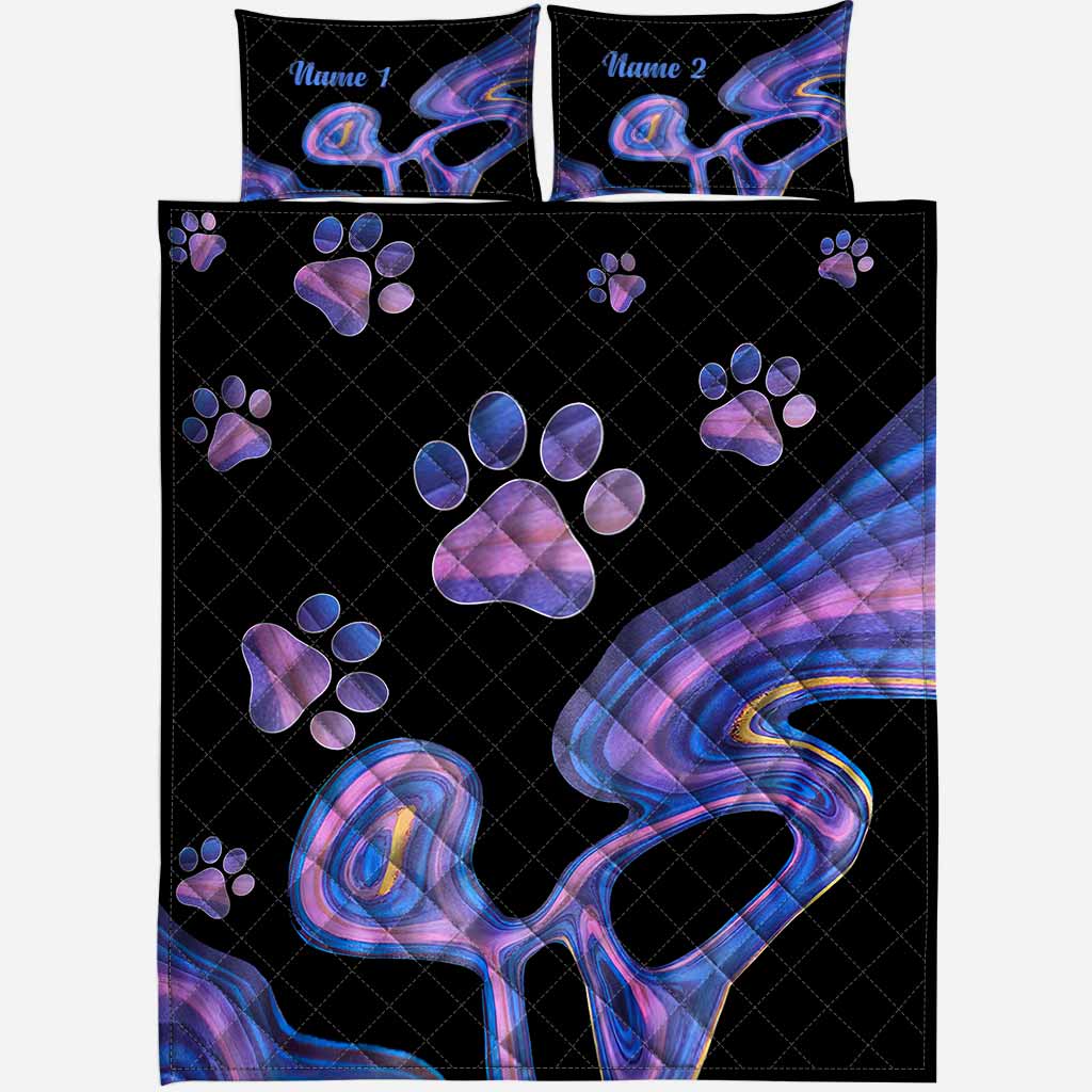 Dog Lovers - Personalized Quilt Set