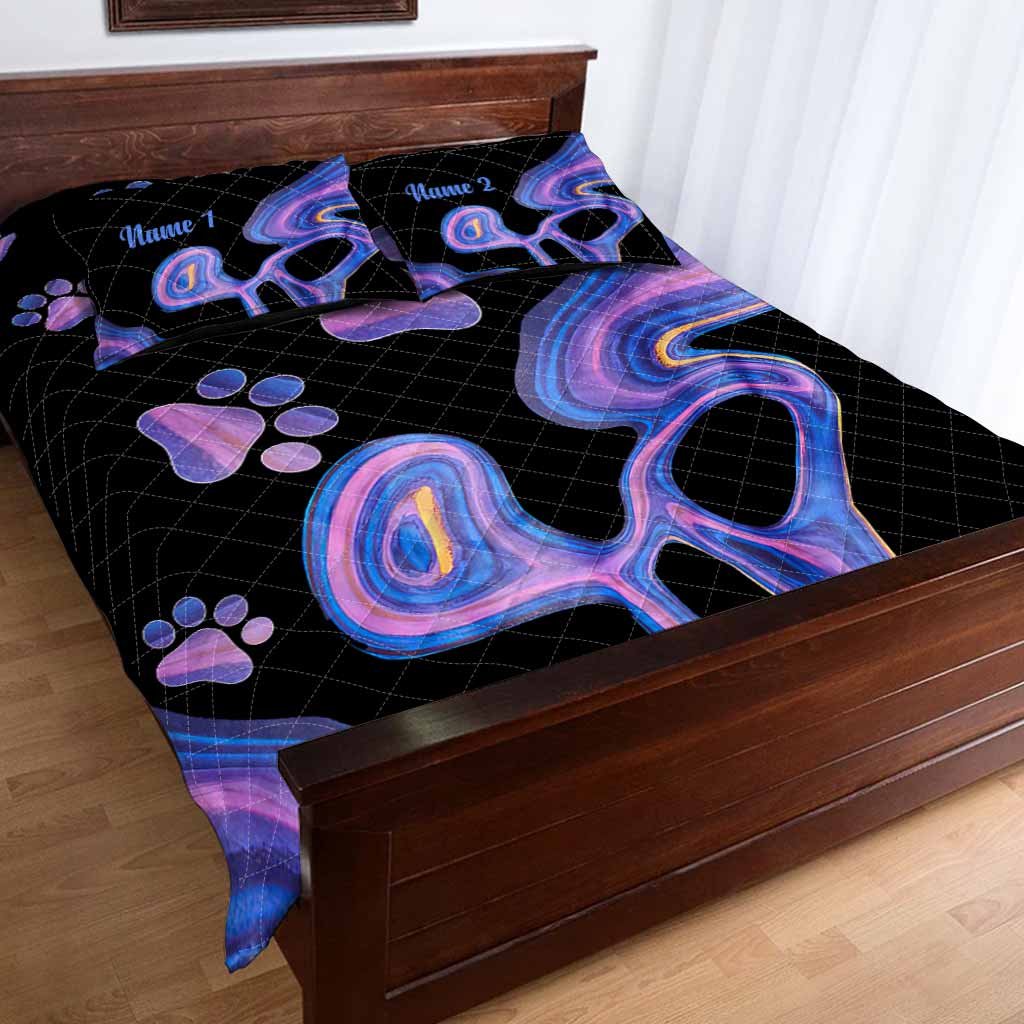 Dog Lovers - Personalized Quilt Set