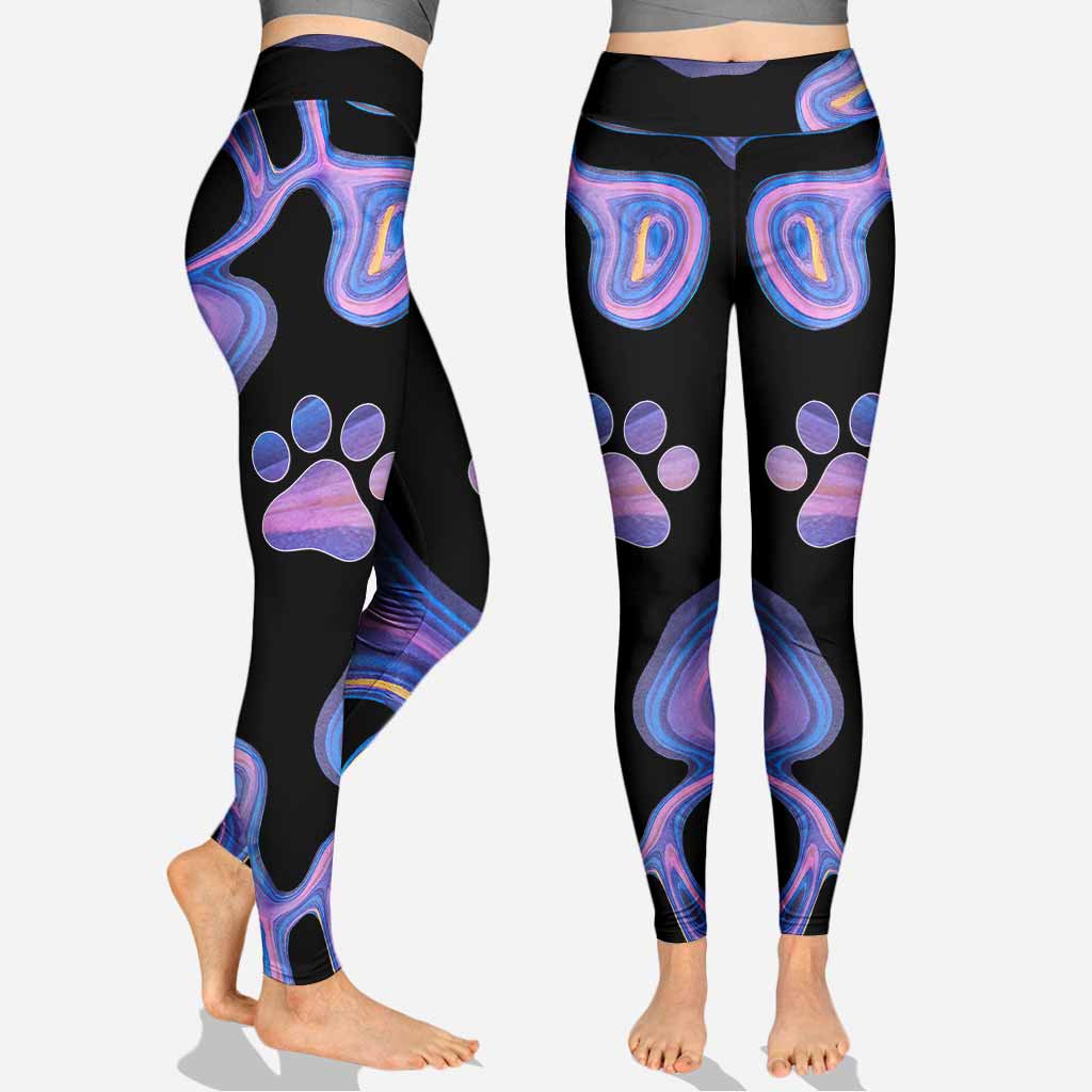 Amoureux des chiens, vous ne marcherez jamais seuls ! - Sweat à capuche et leggings personnalisés