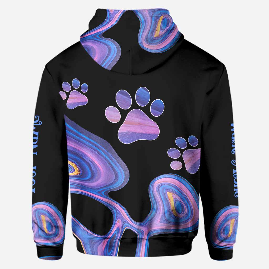 Amoureux des chiens, vous ne marcherez jamais seuls ! - Sweat à capuche et leggings personnalisés