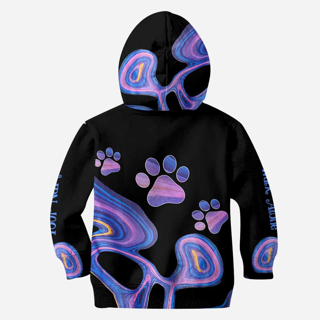 Amoureux des chiens, vous ne marcherez jamais seuls ! - Sweat à capuche et leggings personnalisés