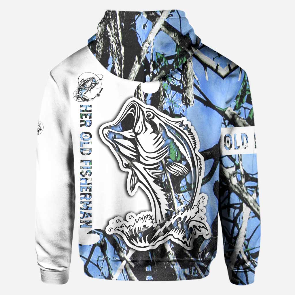 His Best Catch - Personalized Fishing All Over T-shirt and Hoodie