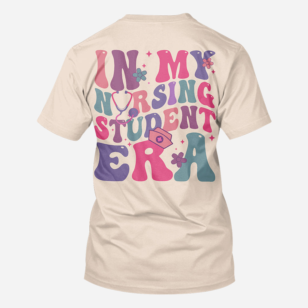 À l'époque où j'étais étudiante en soins infirmiers - Chemise personnalisée intégrale pour infirmière