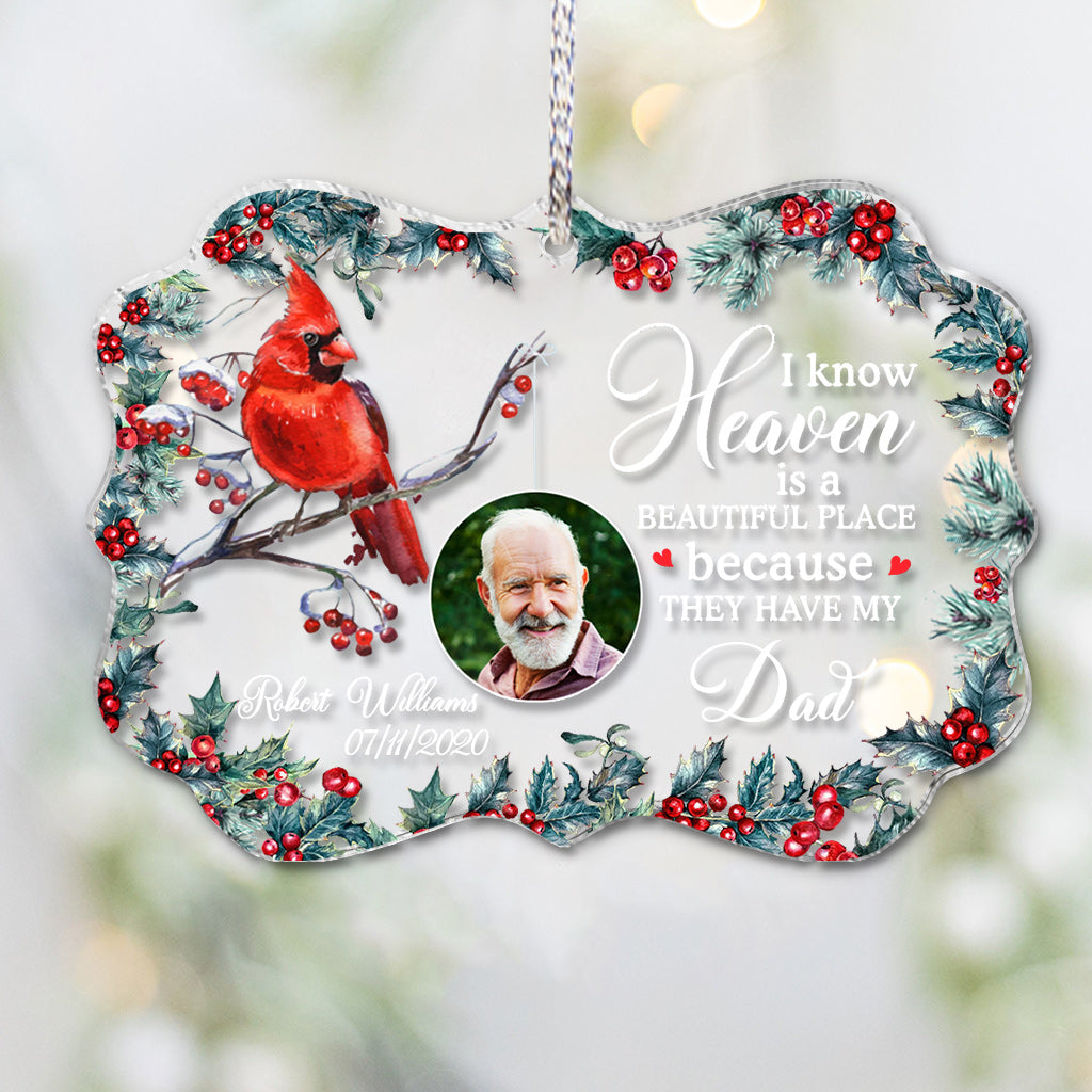 I Am Always With You - Personalized Memorial Transparent Ornament