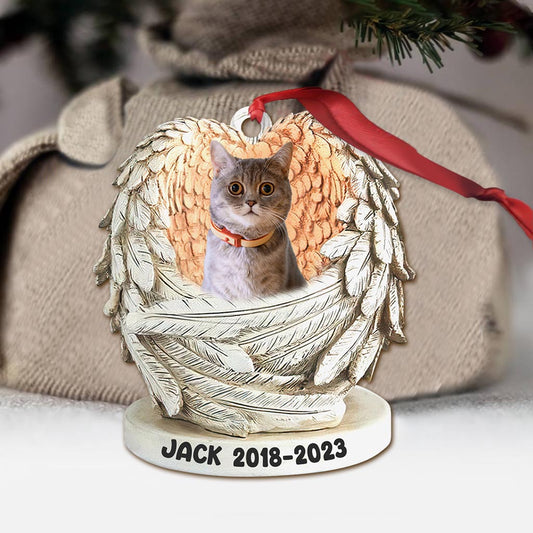 Mon Ange - Cadeau pour la perte d'un chien ou d'un chat - Ornement personnalisé