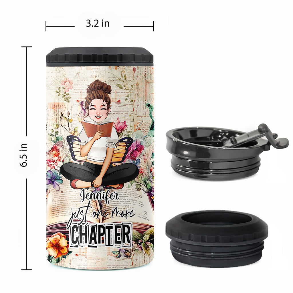 Just One More Chapter - Personalized Book Can Cooler