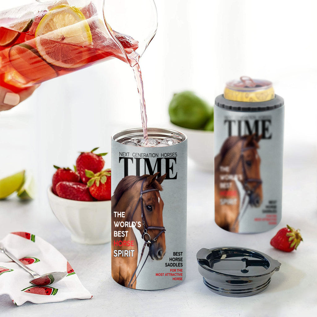 Magazine Covers - Personalized Horse Can Cooler
