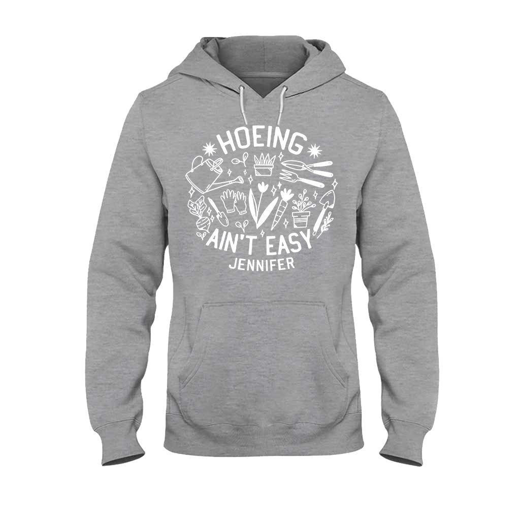Le binage, c'est pas facile ! – T-shirt et sweat à capuche personnalisés sur le thème du jardinage