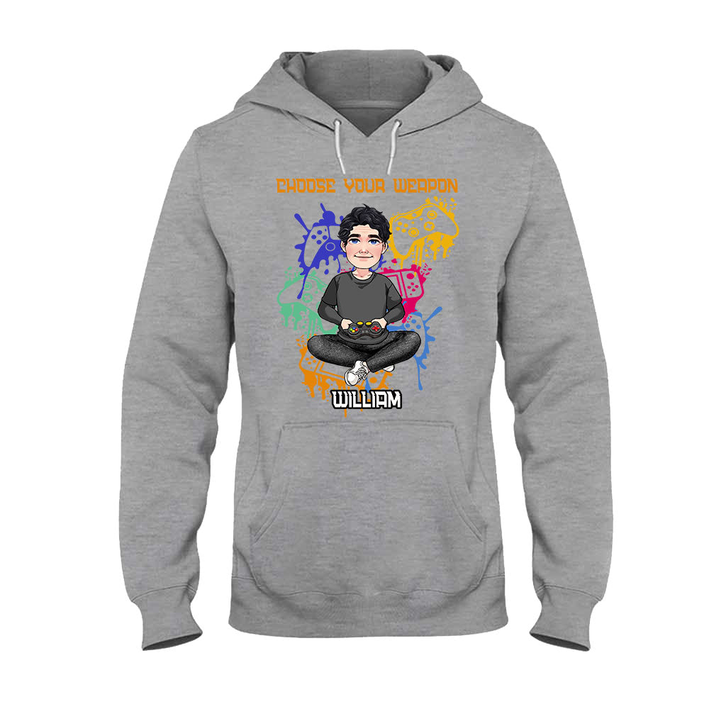 Choisissez votre arme - T-shirt et sweat à capuche personnalisés de jeu vidéo