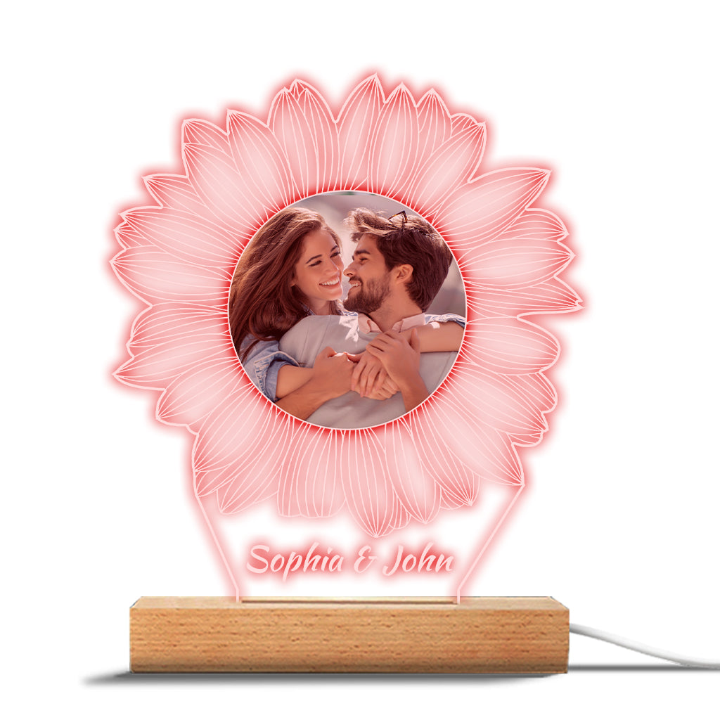 Tu es mon rayon de soleil - Cadeau pour maman, grand-mère, sœur, fille, fils, frère, grand-père, papa, épouse, époux, ami(e) - Plaque lumineuse personnalisée