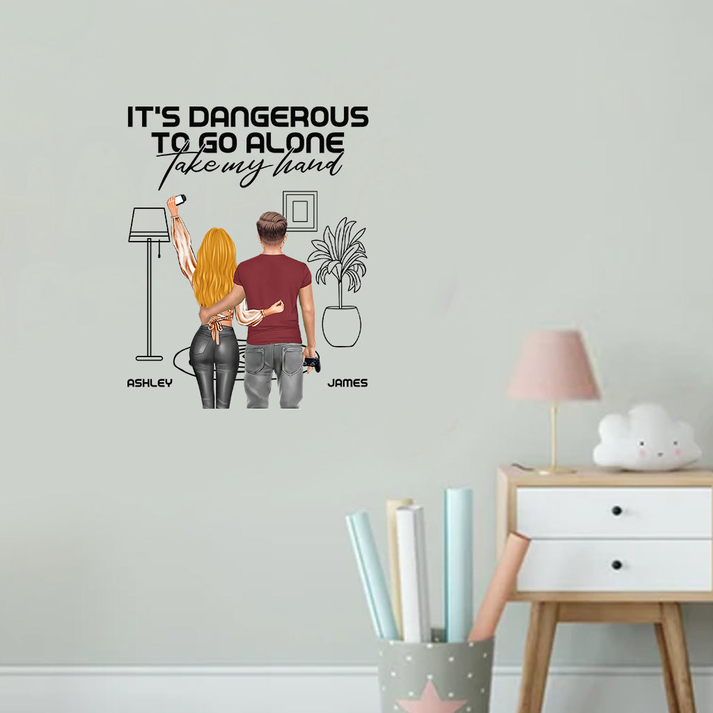 Couples Who Game Together Stay Together - Personalized Video Game Decal Full