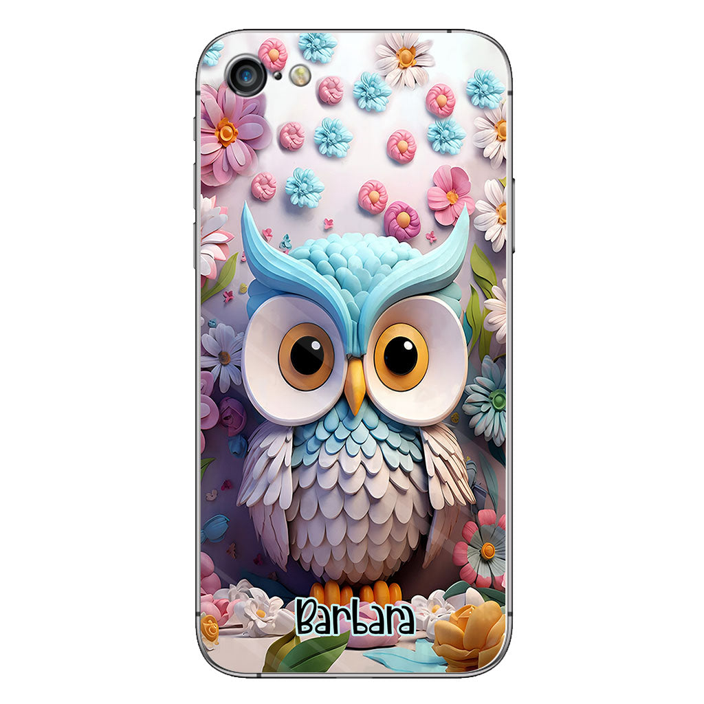 Cool Owl - Personalized Owl Phone Case