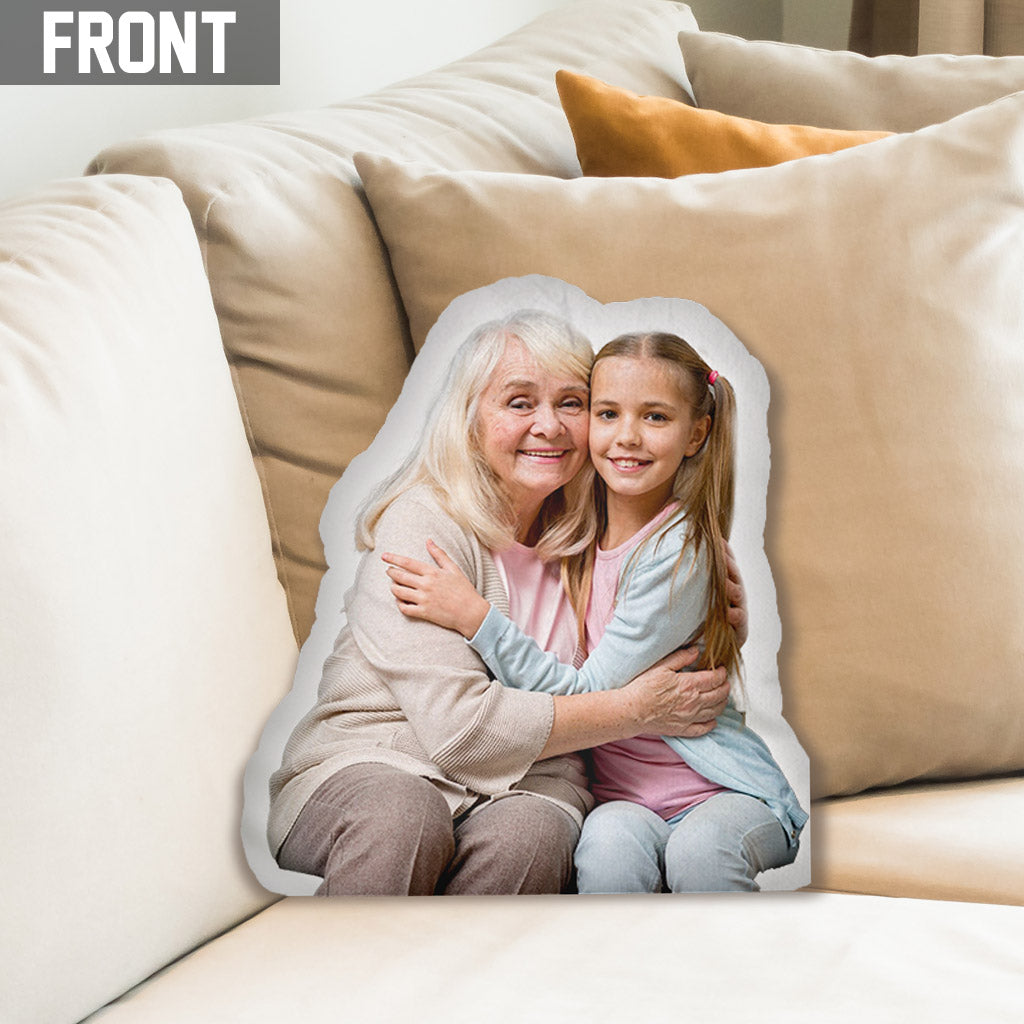 Coussin humanoïde personnalisé avec photo - Coussin en forme de grand-mère