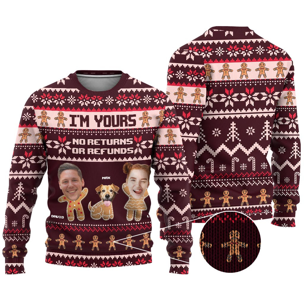 Je suis à toi - Pull moche personnalisé pour couple
