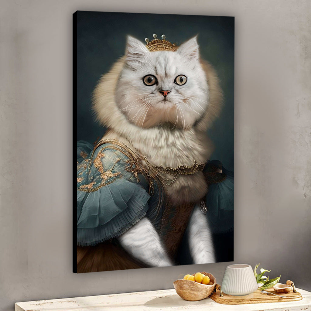 Portrait royal - Toile et affiche personnalisées pour chat