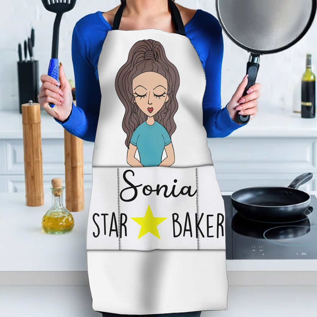 Tablier de pâtisserie personnalisé Star Baker