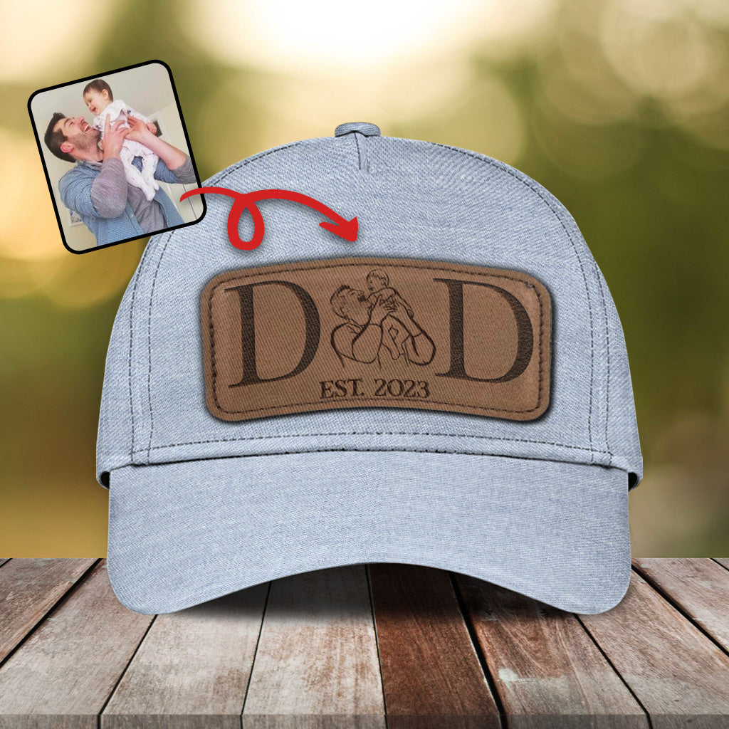Meilleur papa du monde - Cadeau pour papa - Casquette classique personnalisée